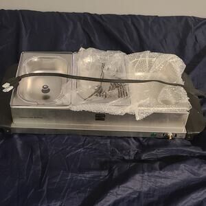 Kenmore Tripe Buffet server & warming tray missing  knob